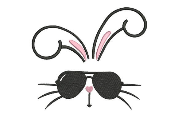 Cool Bunny with Sunglasses