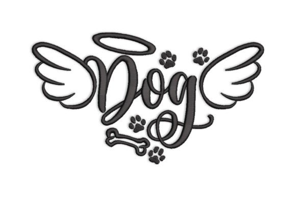Dog Angel with Wings: A Seasonal Embroidery Review