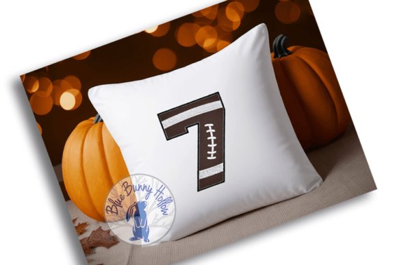 Football Number 7: A Sporty, Soulful Embroidery Design for Meaningful Gifts