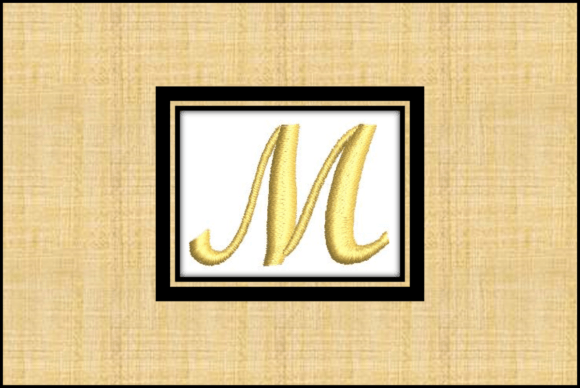 Gold Font-M Review for Real Embroidery Projects