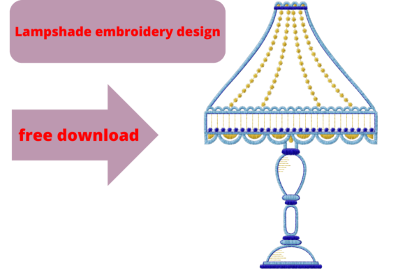 Lampshade Embroidery Design