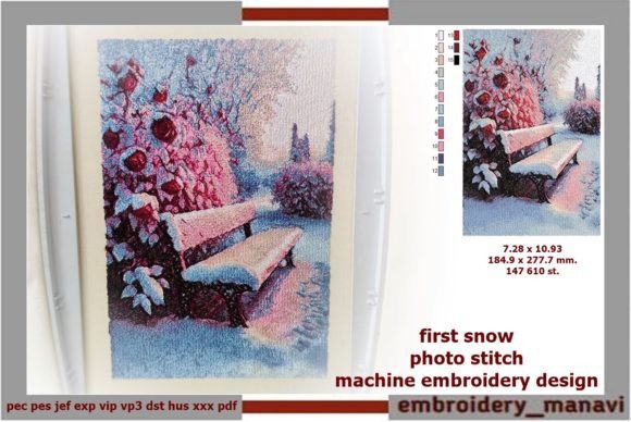Photo Stitch First Snow