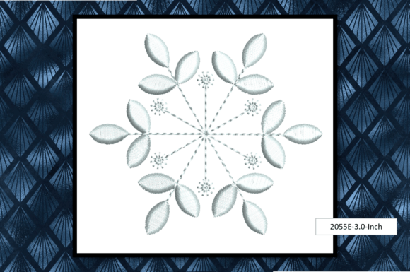 Snowflake-Trilogy-E: A Delicate, Versatile Holiday Embroidery Design